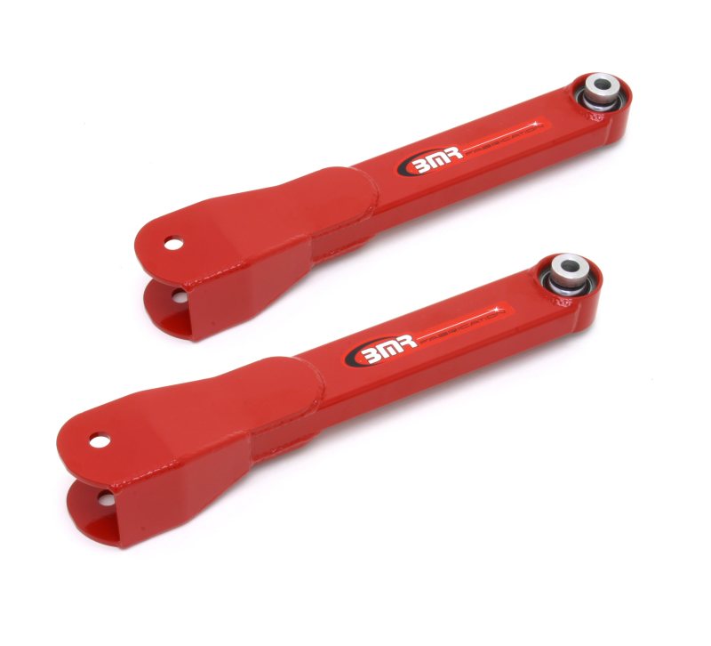 BMR 10-15 5th Gen Camaro Rear Non-Adj. Trailing Arms w/ Spherical Bearings - Red - DTX Performance