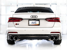 Load image into Gallery viewer, AWE Tuning 19-23 Audi C8 S6/S7 2.9T V6 AWD Touring Edition Exhaust - Chrome Silver Tips - DTX Performance