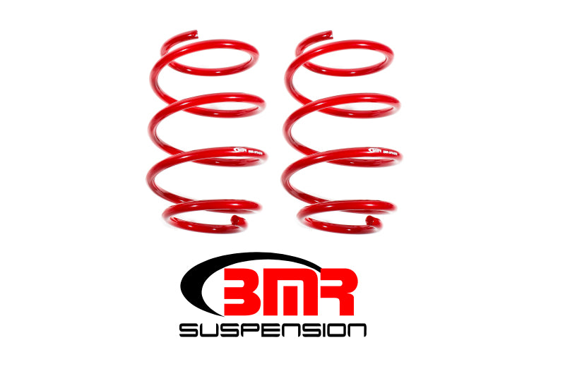 BMR 16-17 6th Gen Camaro V8 Front Performance Version Lowering Springs - Red - DTX Performance