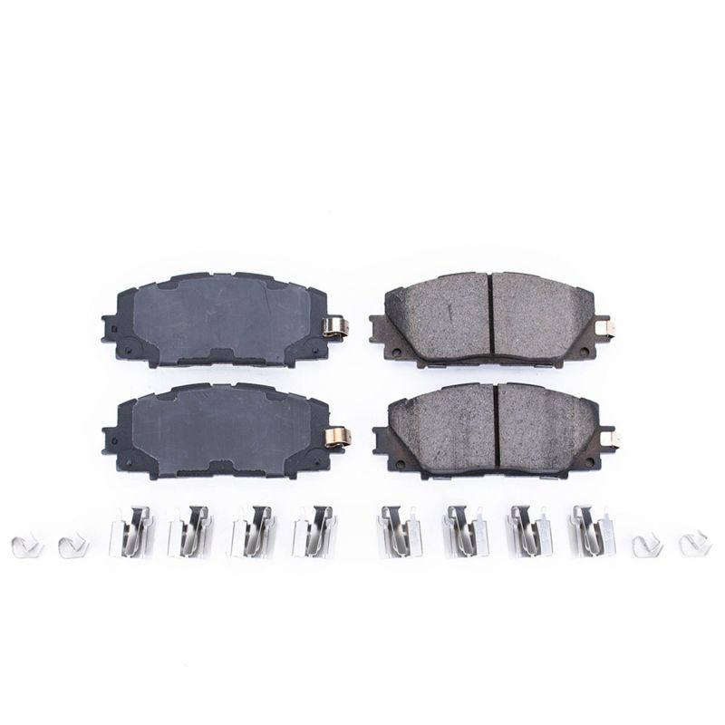 Power Stop 11-17 Lexus CT200h Front Z17 Evolution Ceramic Brake Pads w/Hardware - DTX Performance