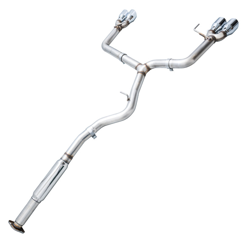 AWE Tuning Subaru WRX/STI VA/GV Sedan Track Edition Exhaust - Chrome Silver Tips (102mm) - DTX Performance