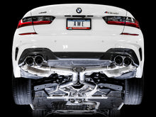 Load image into Gallery viewer, AWE Tuning 2019+ BMW M340i (G20) Track Edition Exhaust - Quad Chrome Silver Tips - DTX Performance