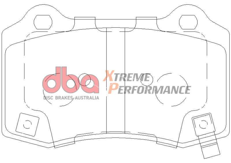 DBA 2010 Camaro SS XP650 Rear Brake Pads - DTX Performance