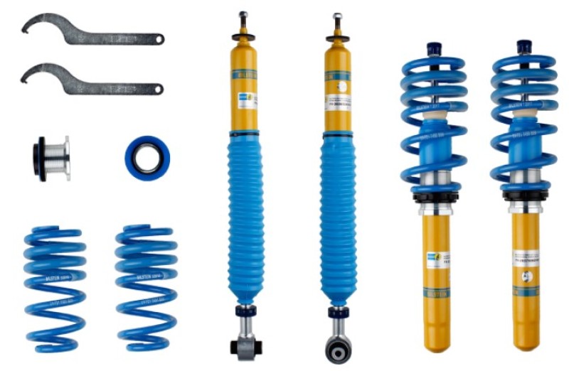 Bilstein B16 (PSS10) 17-19 Audi A4 Front and Rear Suspension Kit - DTX Performance