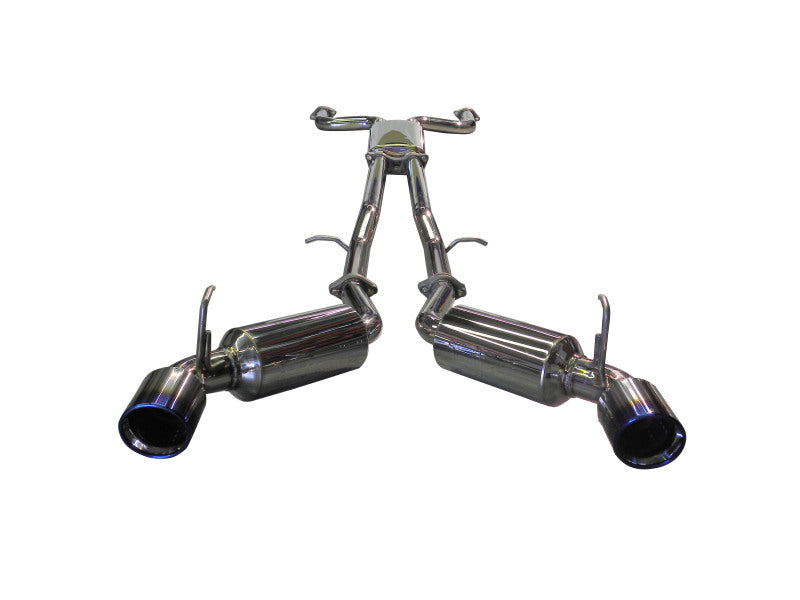 Injen 09-20 Nissan 370Z Dual 60mm SS Cat-Back Exhaust w/ Built In Resonated X-Pipe - DTX Performance