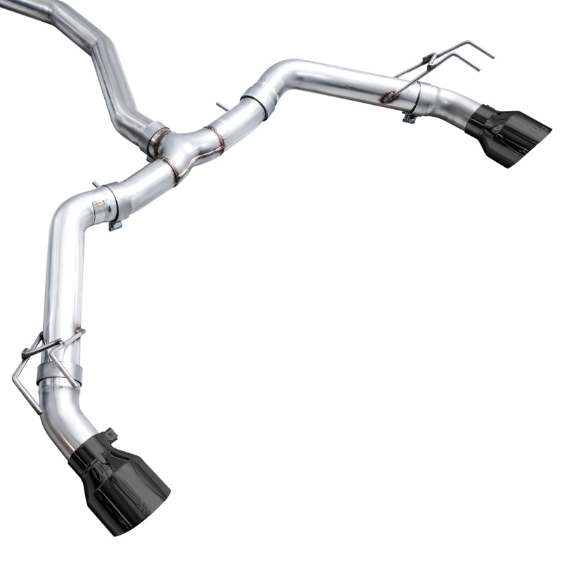 AWE Tuning 22+ Honda Civic Si/Acura Integra Track Edition Catback Exhaust - Dual Diamond Black Tips - DTX Performance