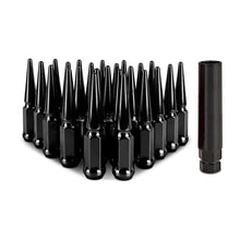 Load image into Gallery viewer, Mishimoto Mishimoto Steel Spiked Lug Nuts M14 x 1.5 24pc Set Black - DTX Performance