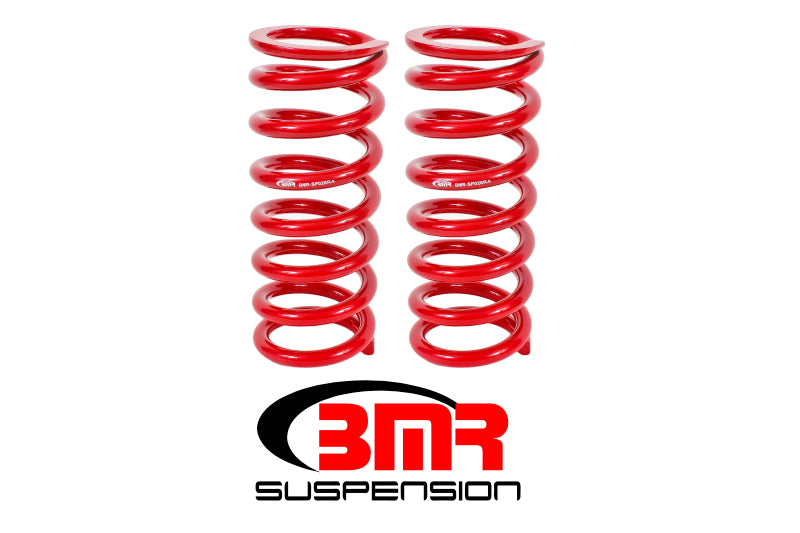 BMR 79-04 Fox Mustang Front Lowering Springs - Red - DTX Performance