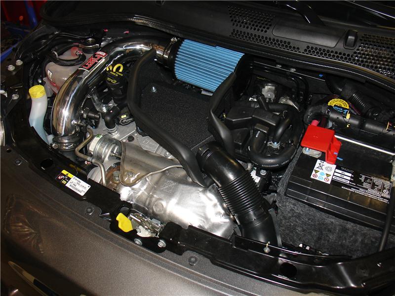 Injen 12-13 Fiat 500 Abarth 1.4L(t) Black Short Ram Intake w/ MR Tech & Heat Shield - DTX Performance