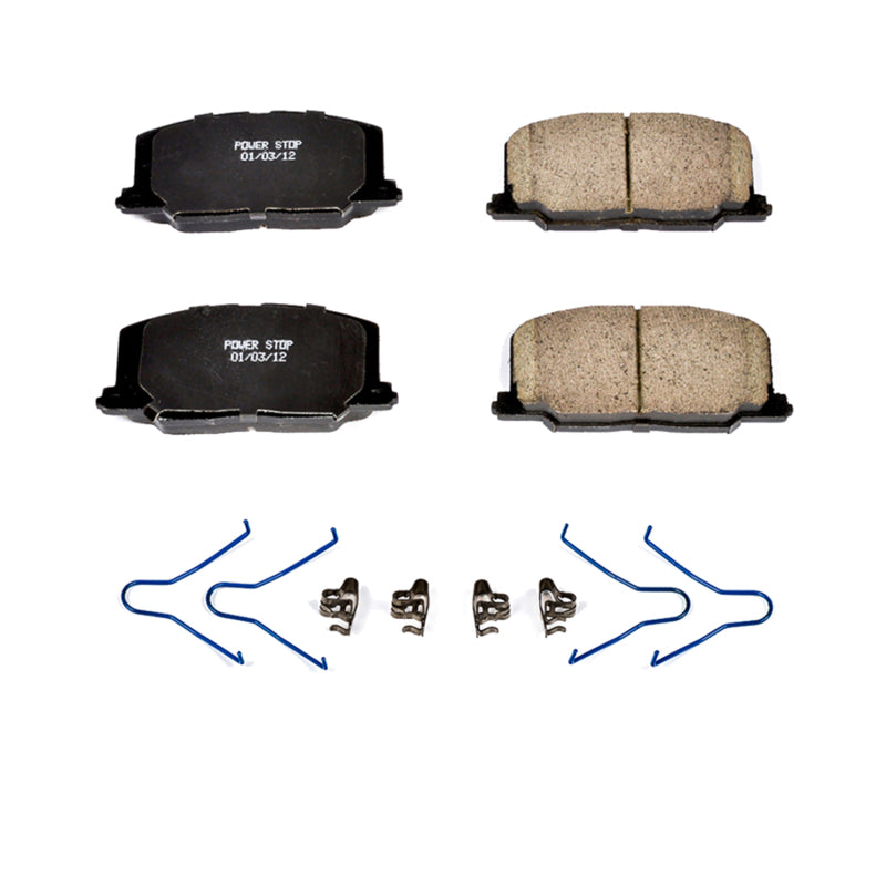 Power Stop 90-91 Lexus ES250 Front Z17 Evolution Ceramic Brake Pads w/Hardware - DTX Performance