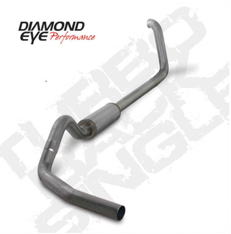 Diamond Eye KIT 4in TB SGL SS: 00-03 FORD 7.3L F250/F350 - DTX Performance