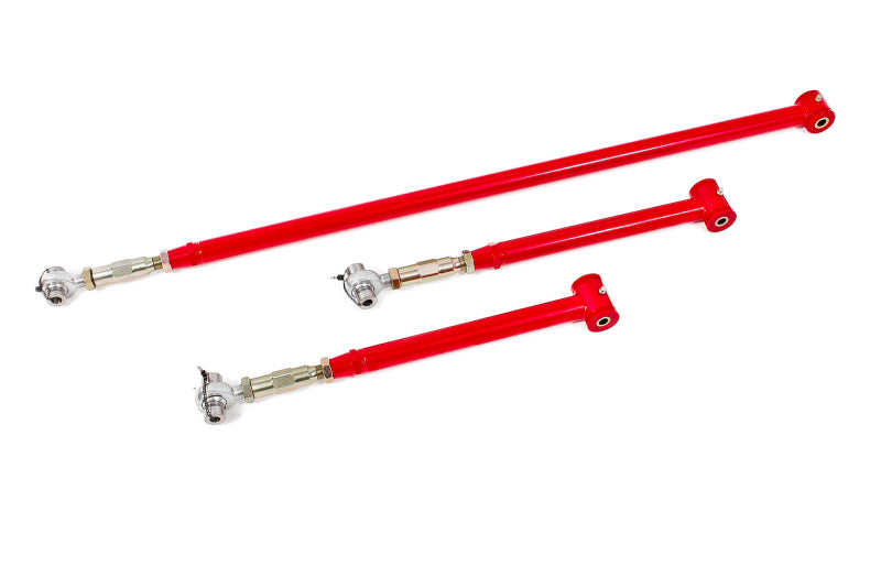 BMR 82-02 3rd Gen F-Body On-Car Adj. Rear Suspension Kit Poly/Rod End - Red - DTX Performance