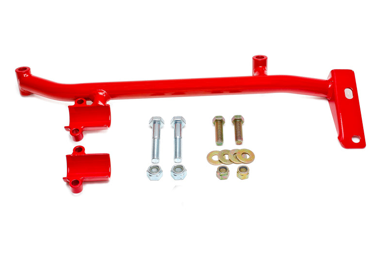 BMR 93-02 F-Body Manual Steering Bracket (For Stock K-Member Only) - Red - DTX Performance