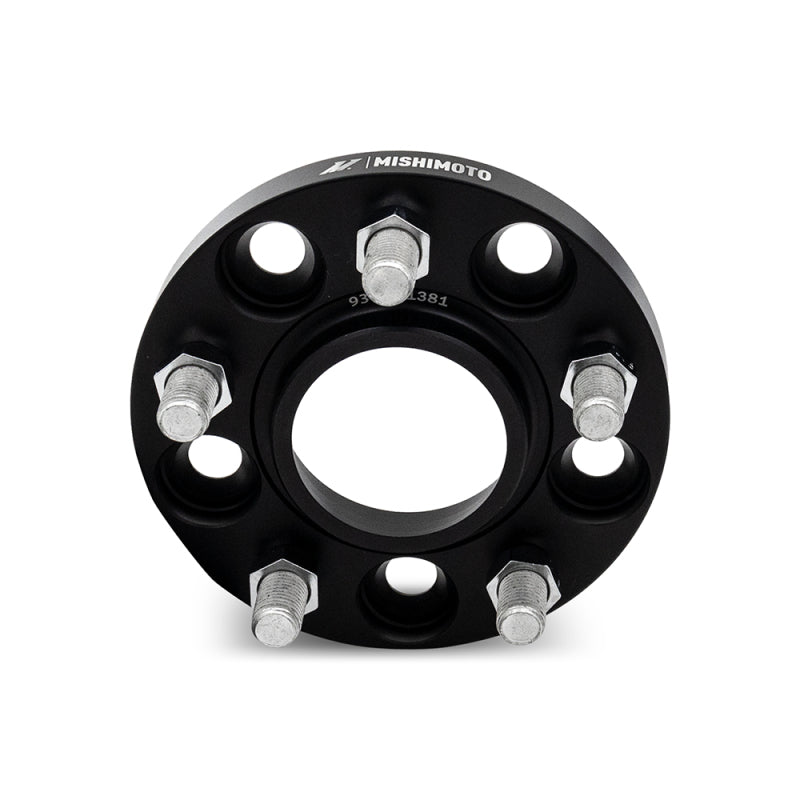 Mishimoto Mishimoto Wheel Spacers 5x114.3 64.1 CB M14x1.5 20mm BK - DTX Performance