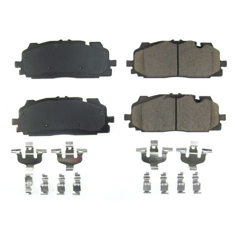 Power Stop 2019 Audi A6 Quattro Front Z17 Evolution Ceramic Brake Pads w/Hardware - DTX Performance