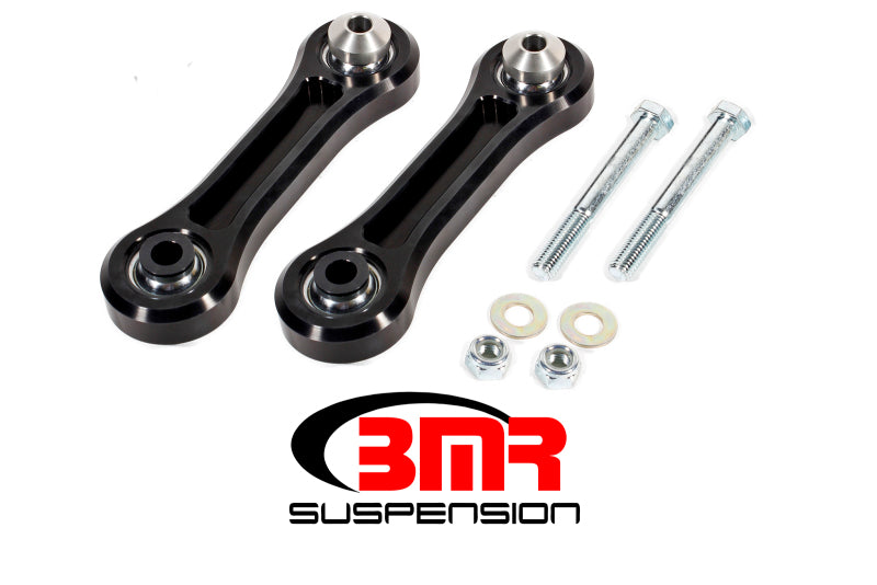 BMR 15-17 S550 Mustang Rear Lower Control Arms Vertical Link w/ Spherical Bearings - Black - DTX Performance