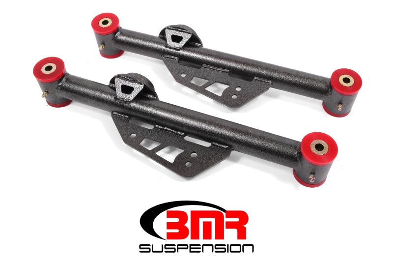 BMR 79-98 Fox Mustang Non-Adj. Lower Control Arms (Polyurethane) - Black Hammertone - DTX Performance