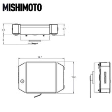 Load image into Gallery viewer, Mishimoto Universal Drag Race Performance Aluminum Radiator - Black - DTX Performance