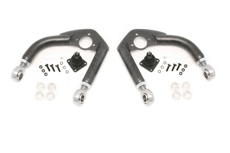 BMR 93-02 F-Body Upper A-Arms w/ Adj. Rod Ends - Black Hammertone - DTX Performance