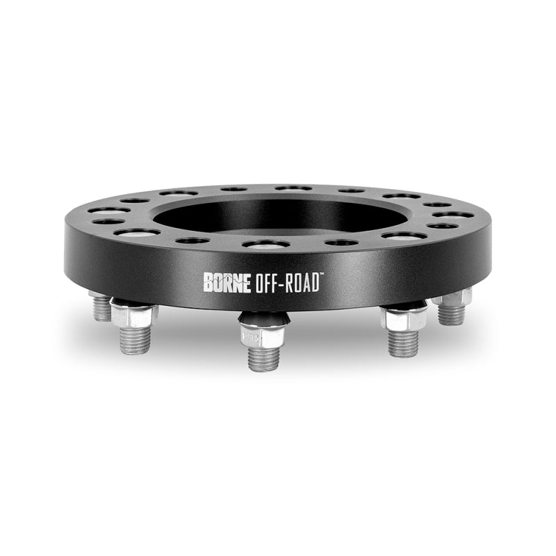 Mishimoto Borne Off-Road Wheel Spacers 8x165.1 116.7 38.1 M14 Blk - DTX Performance