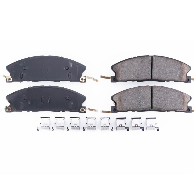 Power Stop 13-19 Ford Explorer Front Z17 Evolution Ceramic Brake Pads w/Hardware - DTX Performance