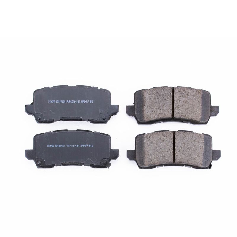 Power Stop 17-19 Acura MDX Rear Z16 Evolution Ceramic Brake Pads - DTX Performance