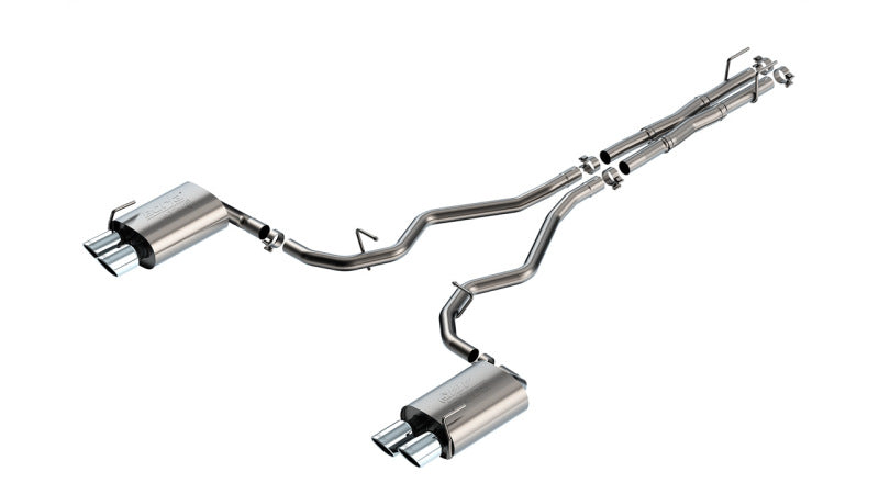 Borla 19-22 Ford Explorer 3.0L V6 AT AWD 4DR 2.25in ATAK Catback Exhaust - Chrome Tip - DTX Performance