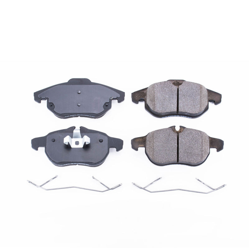 Power Stop 06-09 Saab 9-3 Front Z17 Evolution Ceramic Brake Pads w/Hardware - DTX Performance