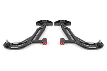 Load image into Gallery viewer, BMR Suspension 05-14 Ford Mustang Lower A-Arms - Black Hammertone - Non-Adjustable - DTX Performance