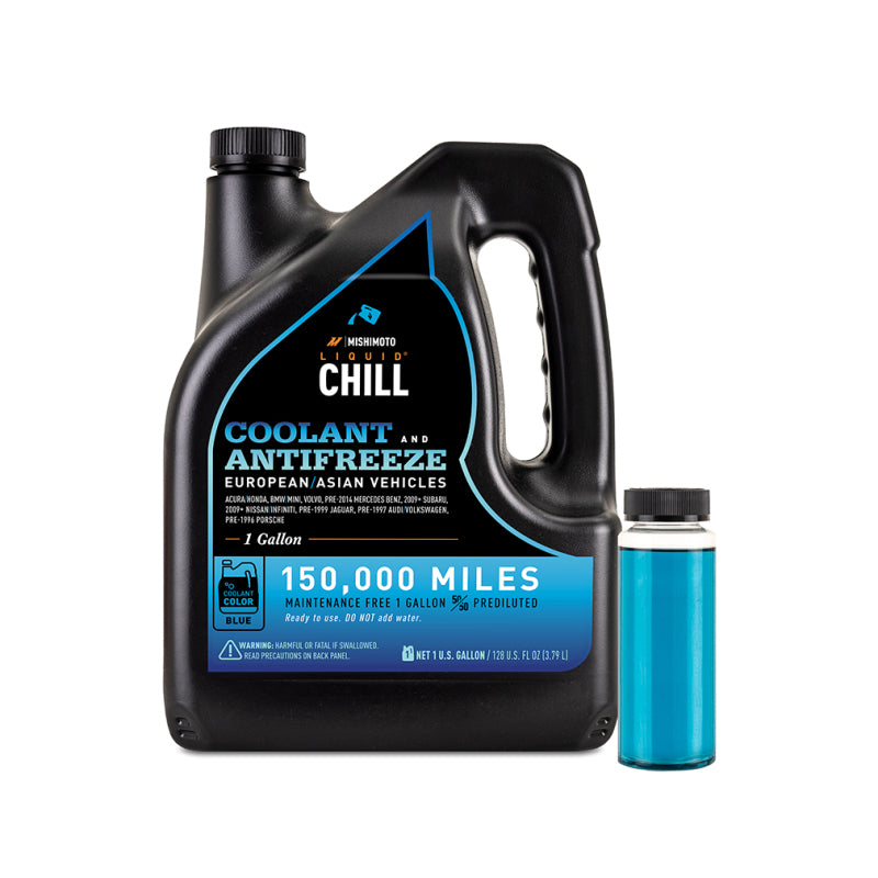 Mishimoto Liquid Chill EG Coolant, European/Asian Vehicles, Blue - DTX Performance