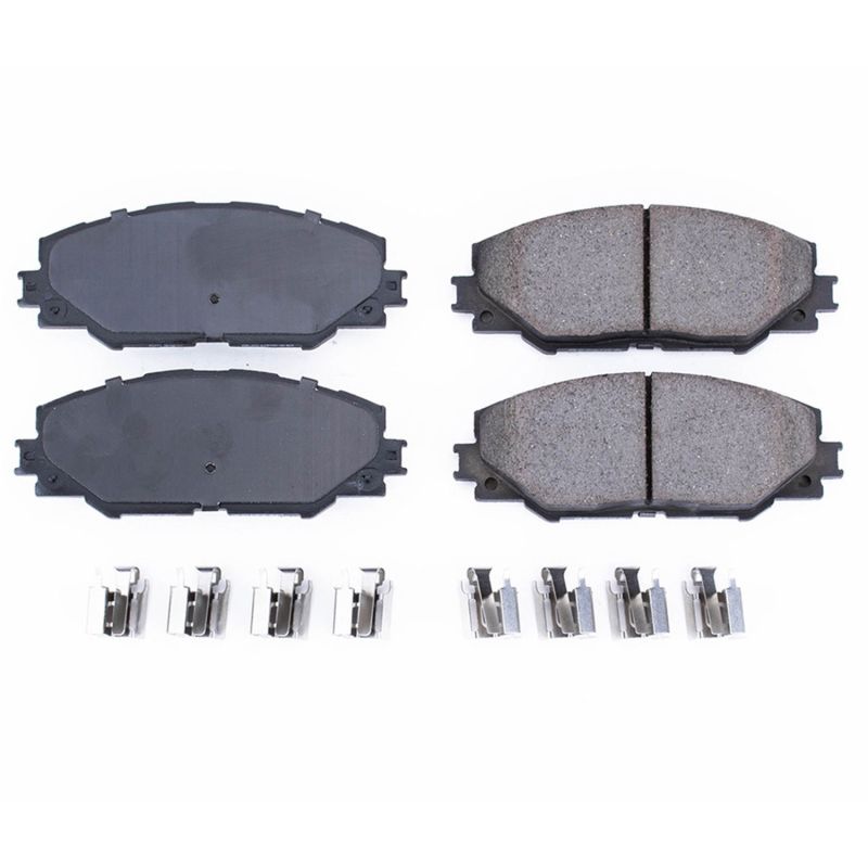 Power Stop 09-10 Pontiac Vibe Front Z17 Evolution Ceramic Brake Pads w/Hardware - DTX Performance