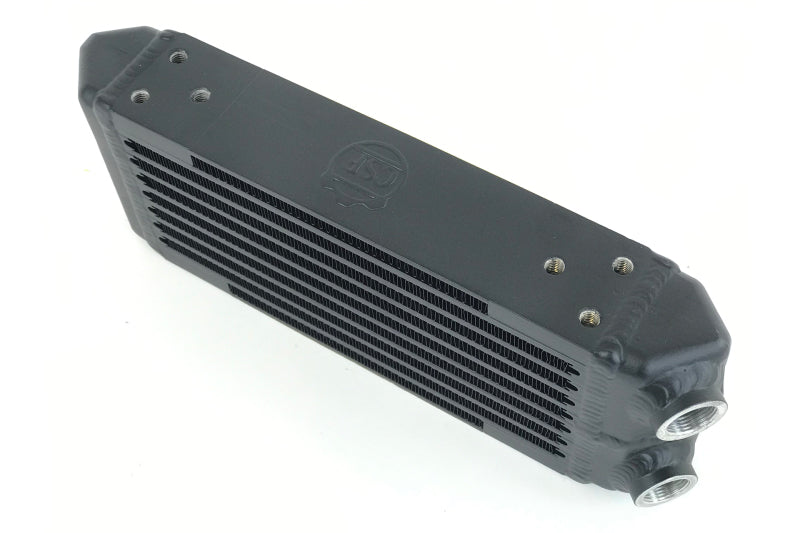 CSF Universal Dual-Pass Oil Cooler - M22 x 1.5 - 13in L x 4.75in H x 2.16in W - DTX Performance