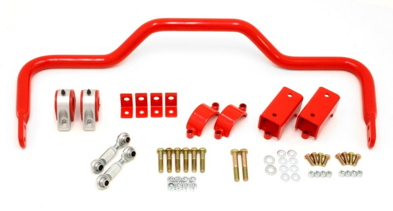 BMR 64-72 A-Body w/ 3in Axles Rear Solid 1.375in Xtreme Anti-Roll Bar Kit - Red - DTX Performance