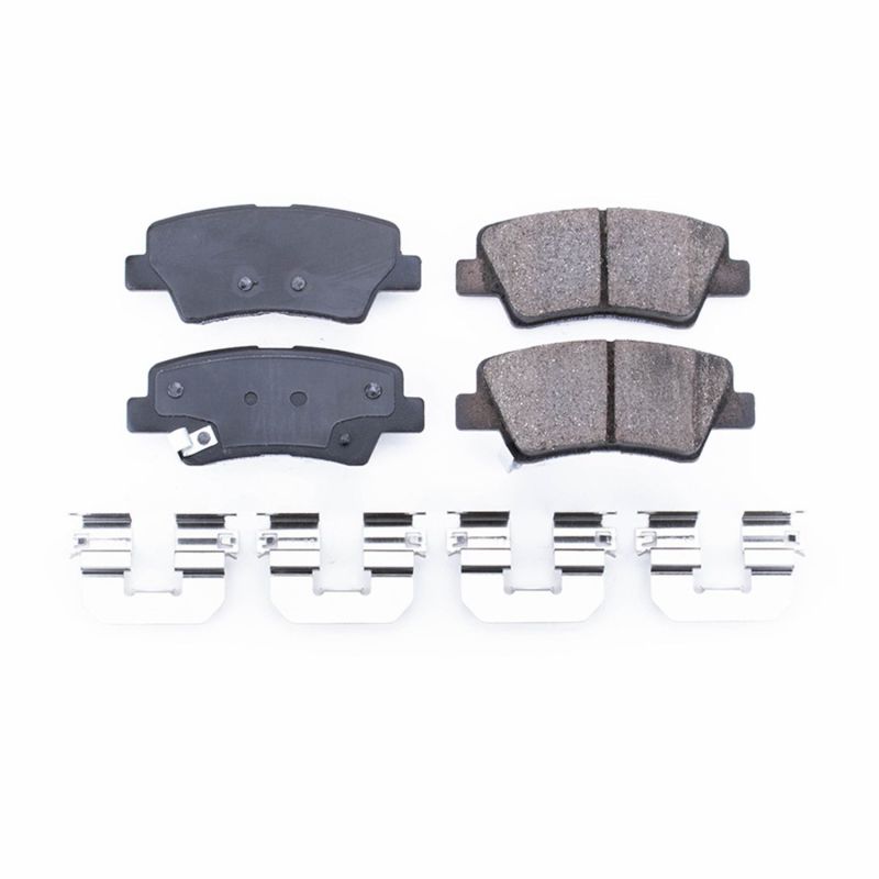 Power Stop 16-19 Hyundai Tucson Rear Z17 Evolution Ceramic Brake Pads w/Hardware - DTX Performance