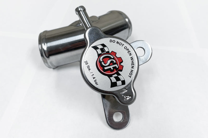 CSF 13+ BRZ / 13-20 Toyota 86 / 22+ GR86 Aluminum Filler Neck w/ High Pressure Radiator Cap - DTX Performance