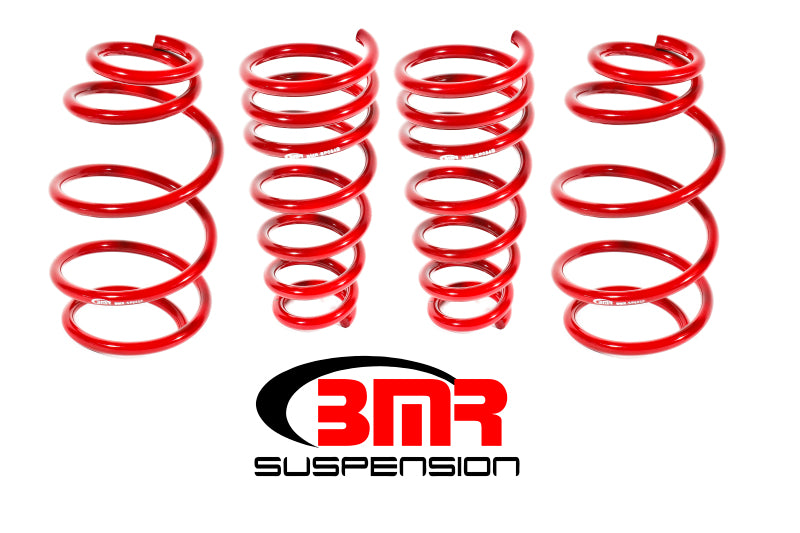 BMR 10-15 5th Gen Camaro V6 Lowering Spring Kit (Set Of 4) - Red - DTX Performance