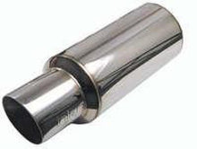 Load image into Gallery viewer, Injen 2 3/8 Universal Muffler w/Titanium burnt rolled Tip and stainless steel resonated inner wall - DTX Performance