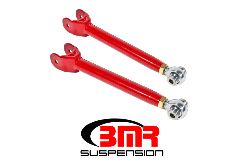 BMR 16-17 6th Gen Camaro Lower Trailing Arms w/ Single Adj. Rod Ends - Red - DTX Performance