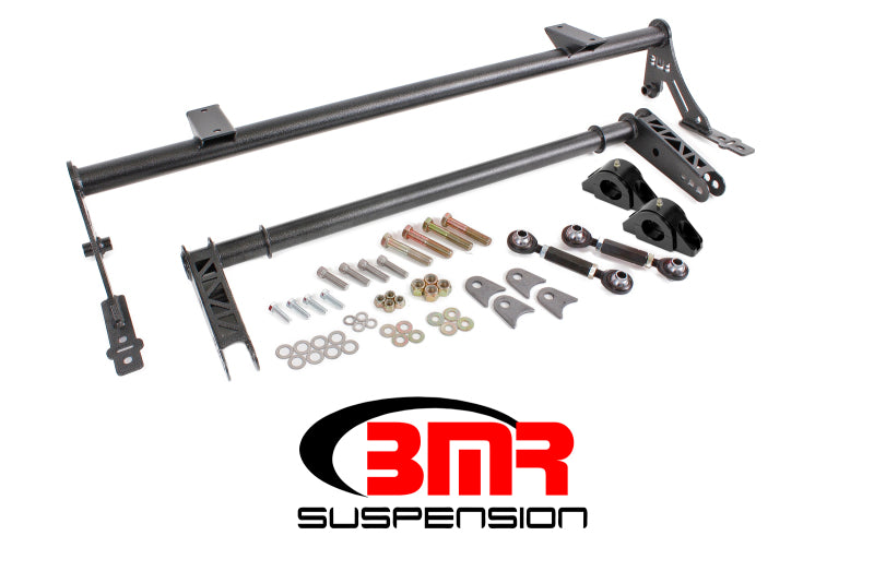 BMR 05-14 S197 Mustang Rear Bolt-On Hollow 35mm Xtreme Anti-Roll Bar Kit (Delrin) - Black Hammertone - DTX Performance