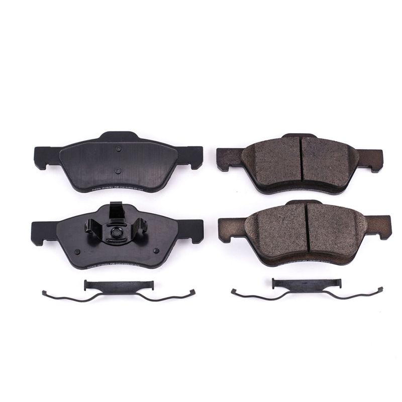 Power Stop 08-10 Ford Escape Front Z17 Evolution Ceramic Brake Pads w/Hardware - DTX Performance