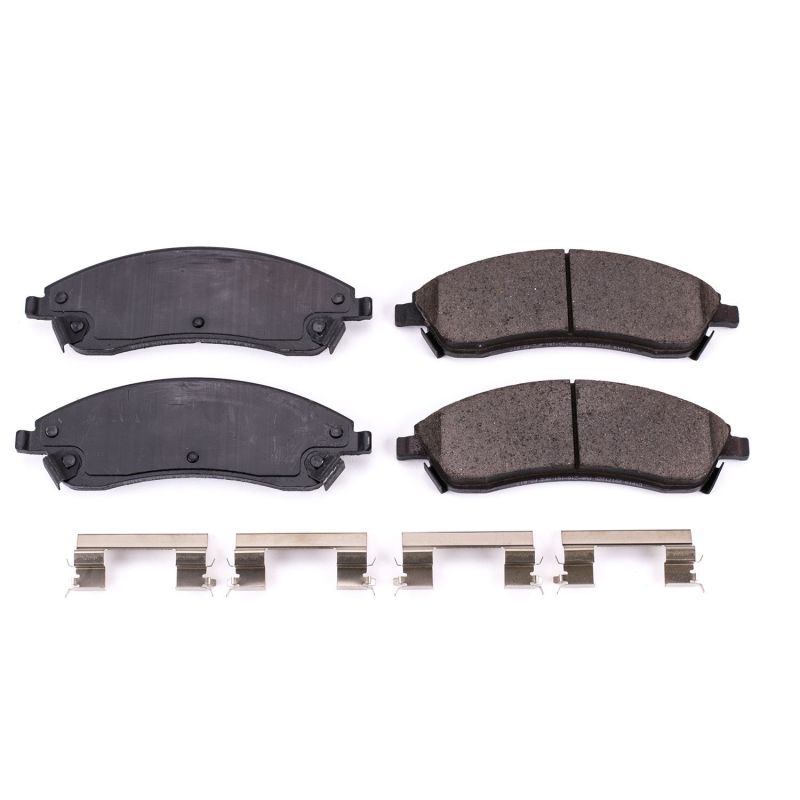 Power Stop 06-07 Cadillac CTS Front Z17 Evo Ceramic Brake Pad w/Hardware - DTX Performance