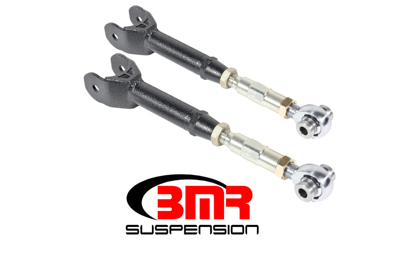 BMR 16-17 6th Gen Camaro Lower Trailing Arms w/ On-Car Adj. Rod Ends - Black Hammertone - DTX Performance