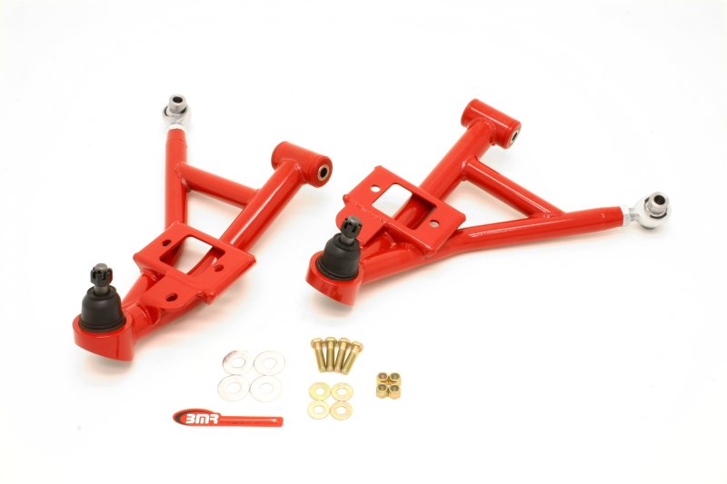 BMR 93-02 F-Body Adj. Lower A-Arms Poly/Rod End Combo - Red - DTX Performance