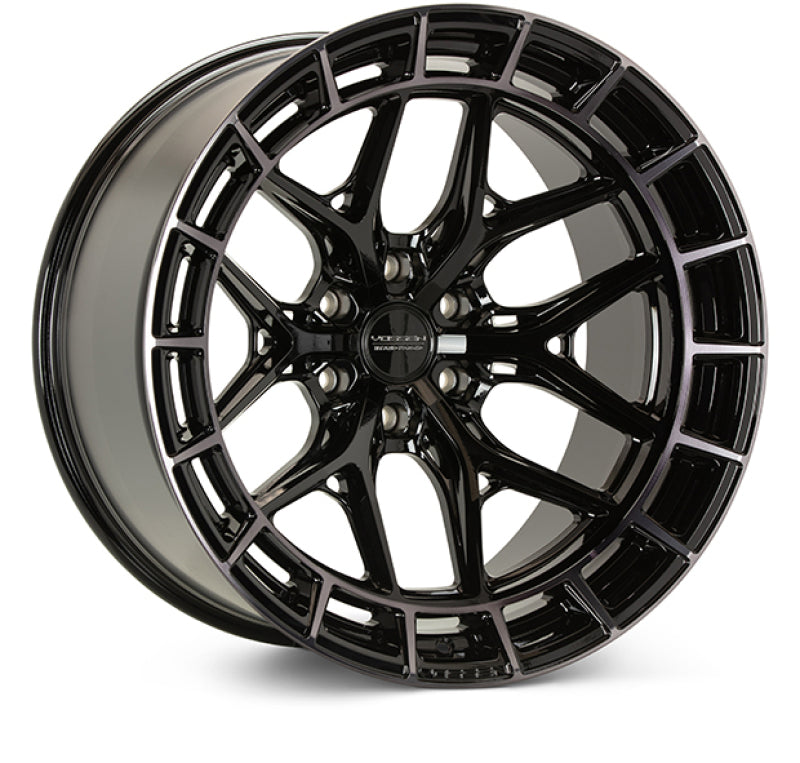 Vossen HFX-1 22x12 / 8x180 / ET-44 / Ultra Deep / 124.3 CB - Tinted Gloss Black Wheel - DTX Performance