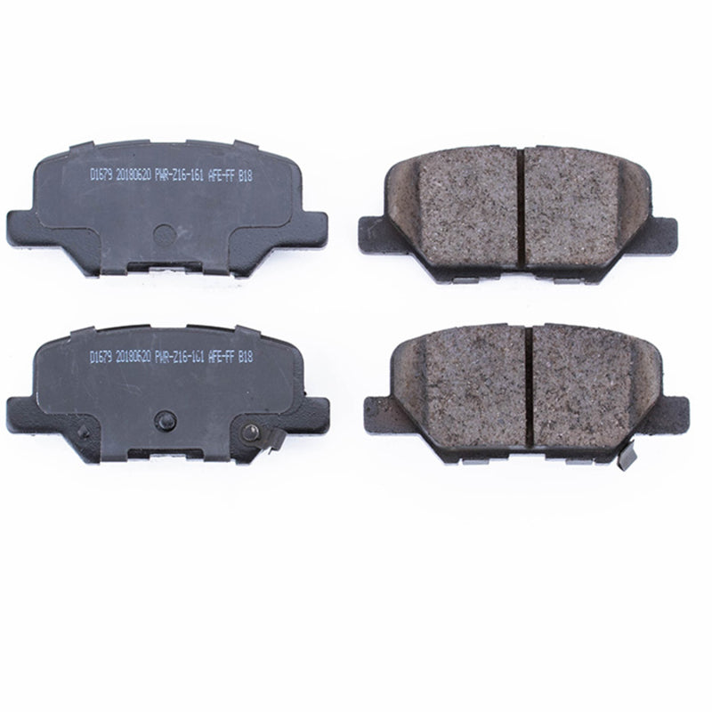 Power Stop 14-16 Mazda 3 Rear Z16 Evolution Ceramic Brake Pads - DTX Performance