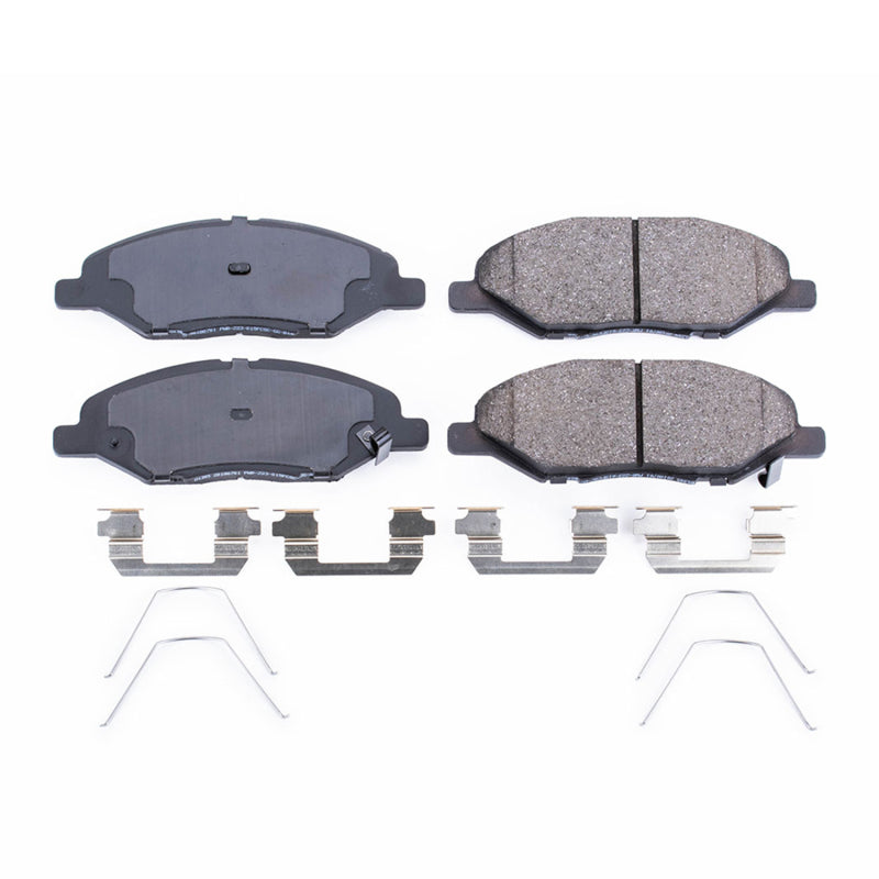 Power Stop 09-11 Nissan Versa Front Z17 Evolution Ceramic Brake Pads w/Hardware - DTX Performance