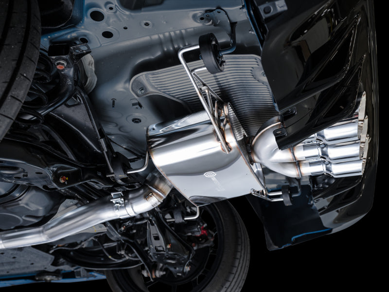 AWE Tuning 2023 Honda Civic Type R FL5 Touring Edition Exhaust w/ Triple Chrome Silver Tips - DTX Performance