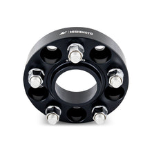 Load image into Gallery viewer, Mishimoto Mishimoto Wheel Spacers 5x114.3 64.1 CB M14x1.5 25mm BK - DTX Performance