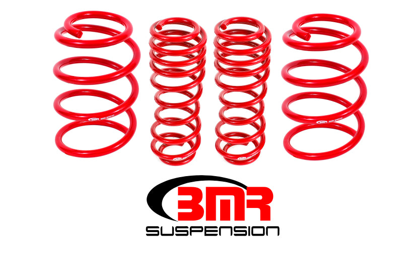 BMR 07-14 Shelby GT500 Performance Version Lowering Springs (Set Of 4) - Red - DTX Performance