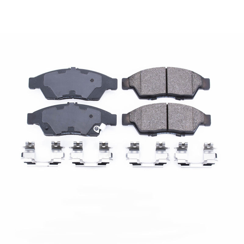 Power Stop 06-07 Suzuki Aerio Front Z17 Evolution Ceramic Brake Pads w/Hardware - DTX Performance